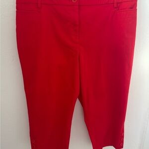 Talbots Red and White Garment Women’s Size 16p